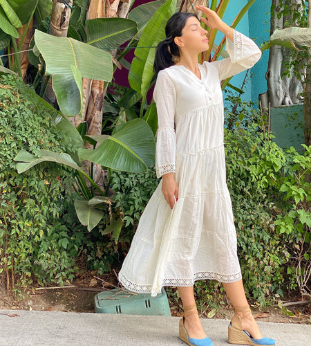 MIKA MAXI DRESS - NATURAL