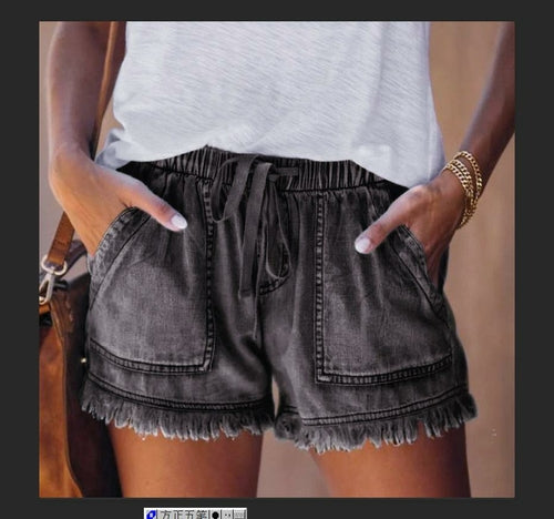 Load image into Gallery viewer, Womens Casual Shorts Summer Short with Pockets
