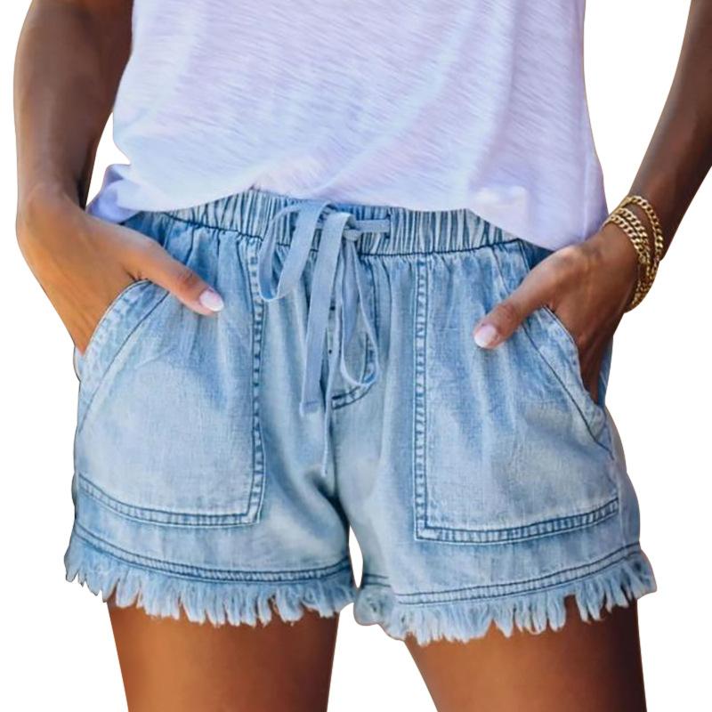 Womens Casual Shorts Summer Short with Pockets