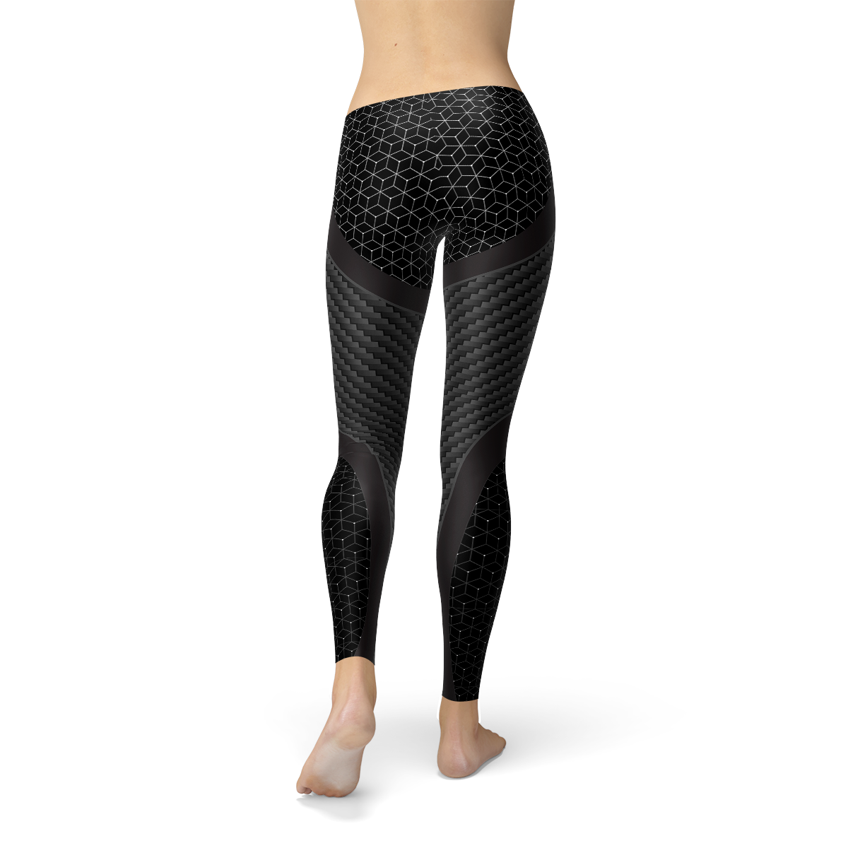 Womens Carbon Fiber Sports Leggings